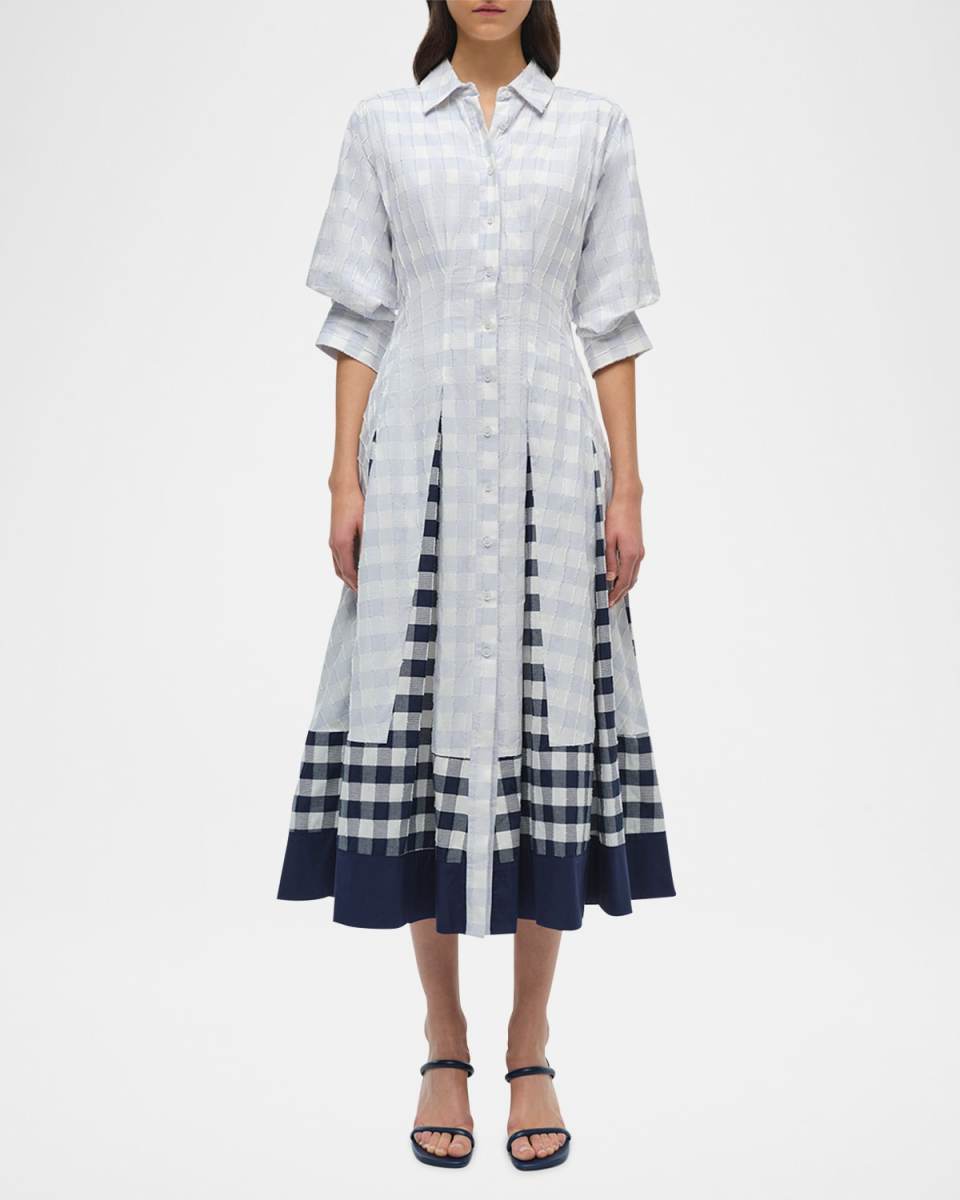 Jazz Pintuck Midi Dress